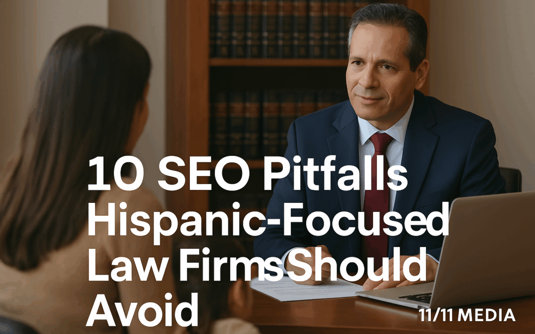 10 SEO Pitfalls Hispanic law firm SEO Firms Should Avoid (and Smart Fixes)